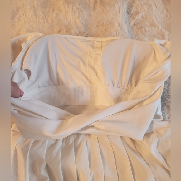 Varley Carina Dress In Bright White Size Small - Picture 15 of 16